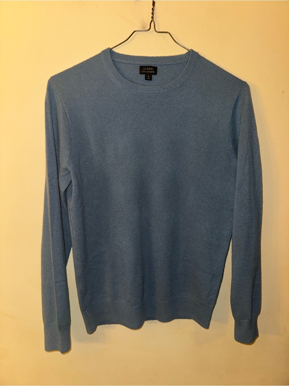 J Crew Men’s Cashmere Crewneck Sweater, Small